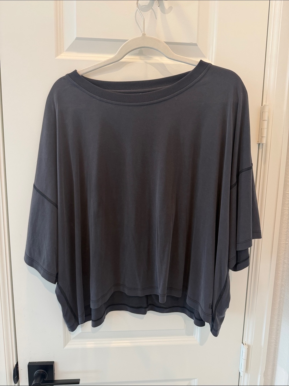 lululemon athletica Relaxed Short Sleeve Top - Charcoal Gray
